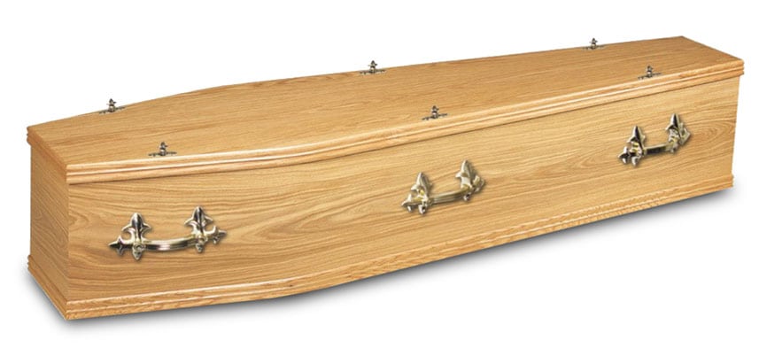 last supper veneer coffin