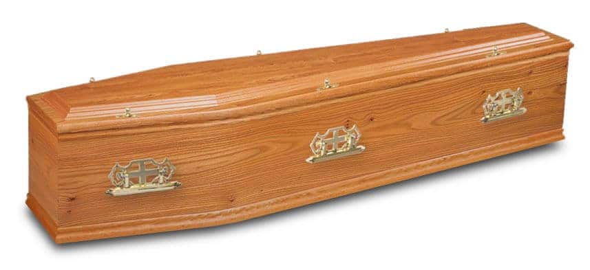 veneer coffin