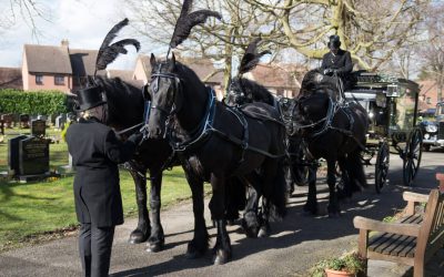 Keeping tradition with the horse drawn hearse
