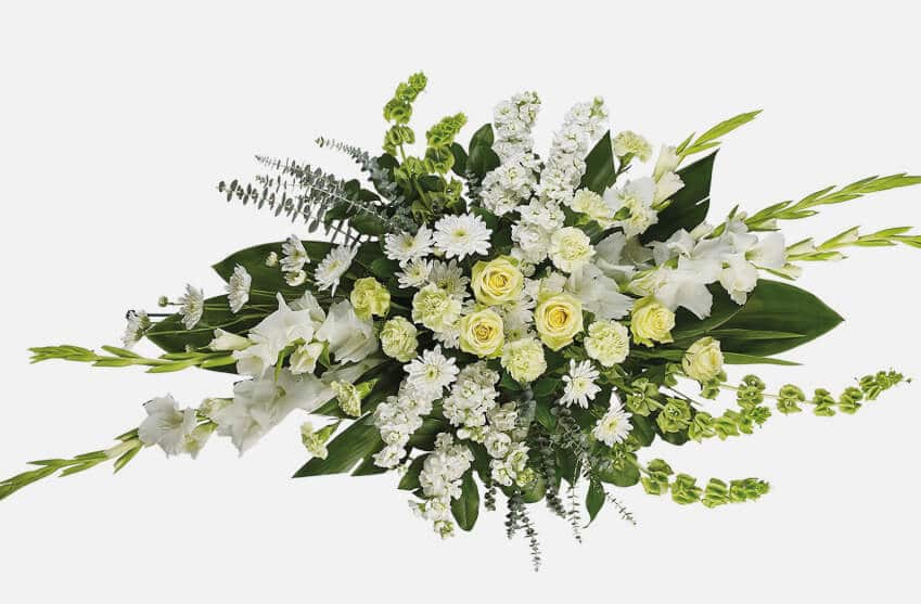 Coffin and Casket Funeral Flowers and Sprays