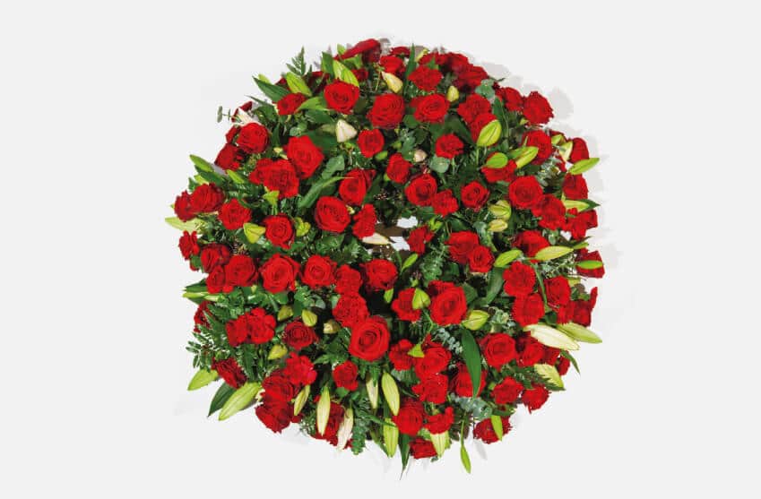 Floral Funeral Wreaths made with the freshest flowers