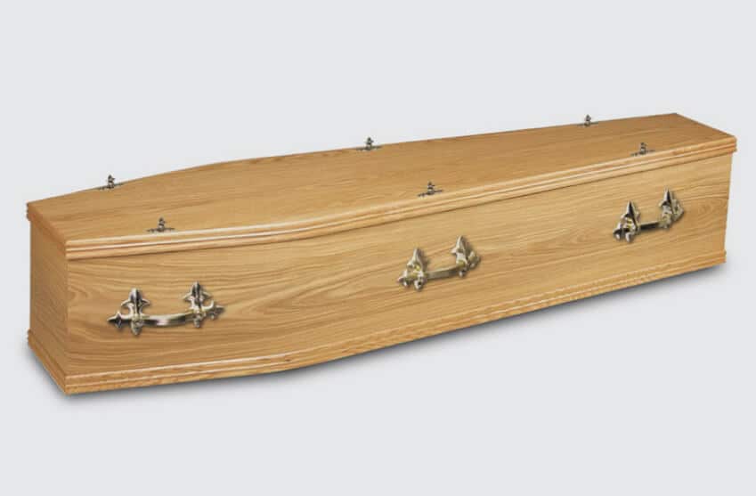 Solid timber coffin