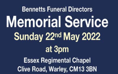 Bennetts Funeral Directors Memorial Service 2022