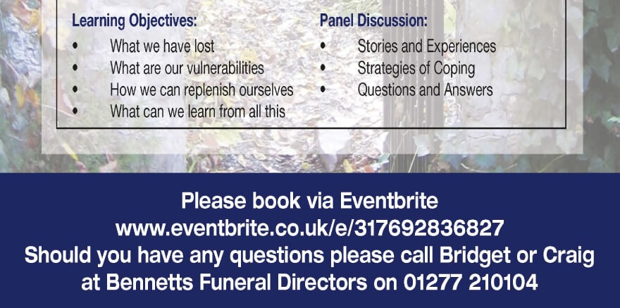 bereavement seminar for professionals