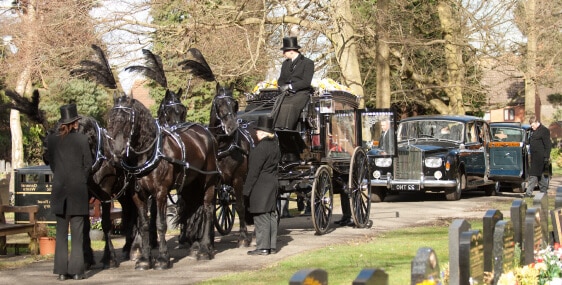 Bennetts funeral procession