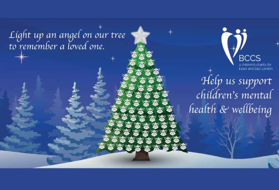 Tree of angels sponsored by Bennetts Funeral Directors
