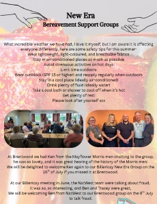bereavement support newsletter 2025