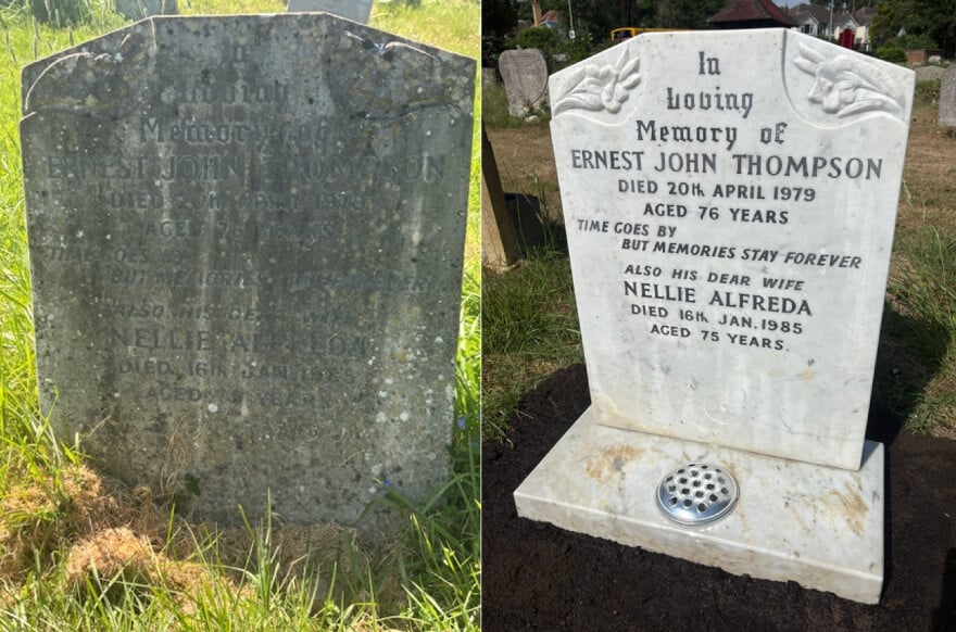 Headstone Cleaning Services in Essex
